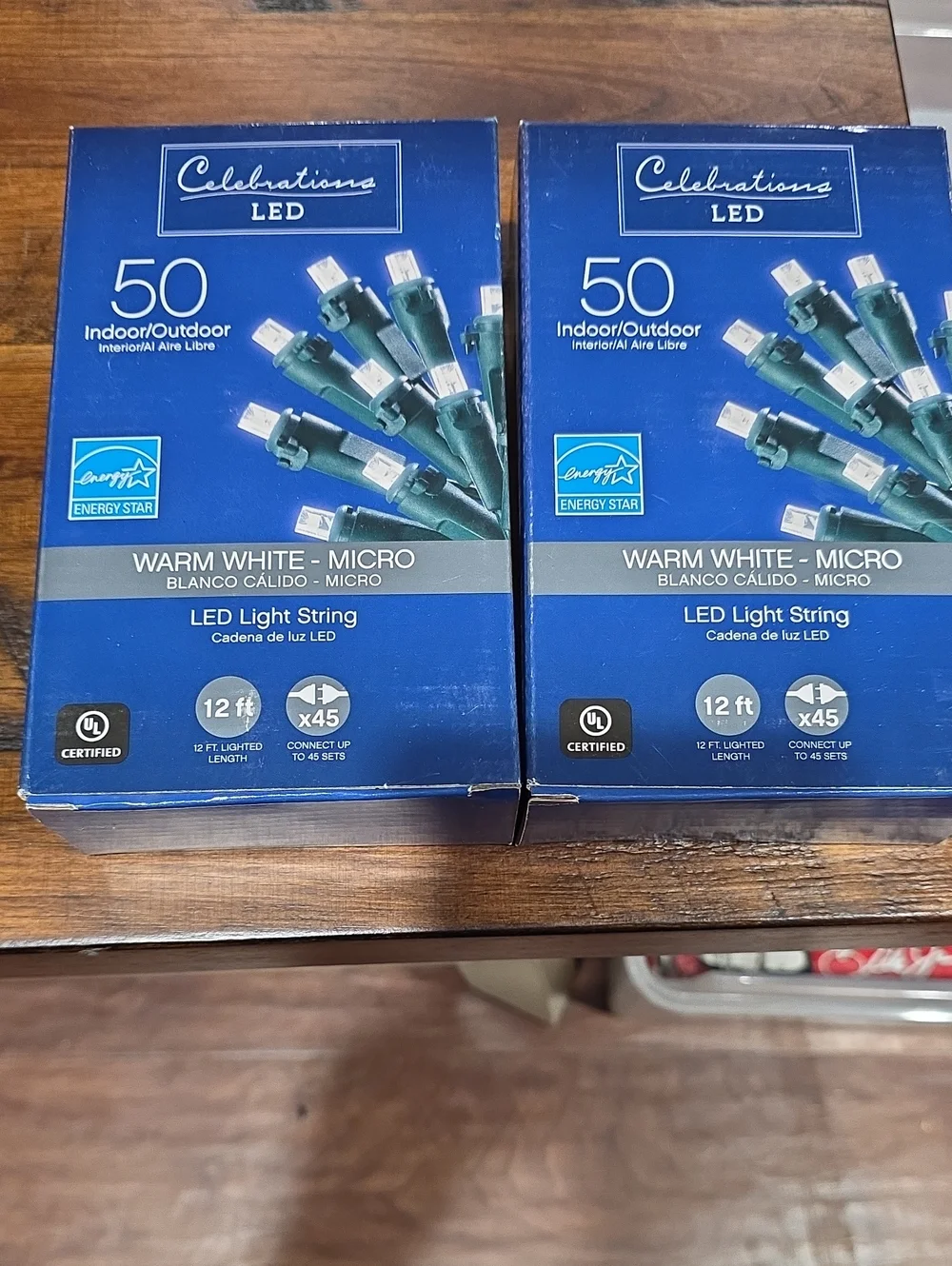 LED Warm White Micro 100-Count Indoor/Outdoor String Lights